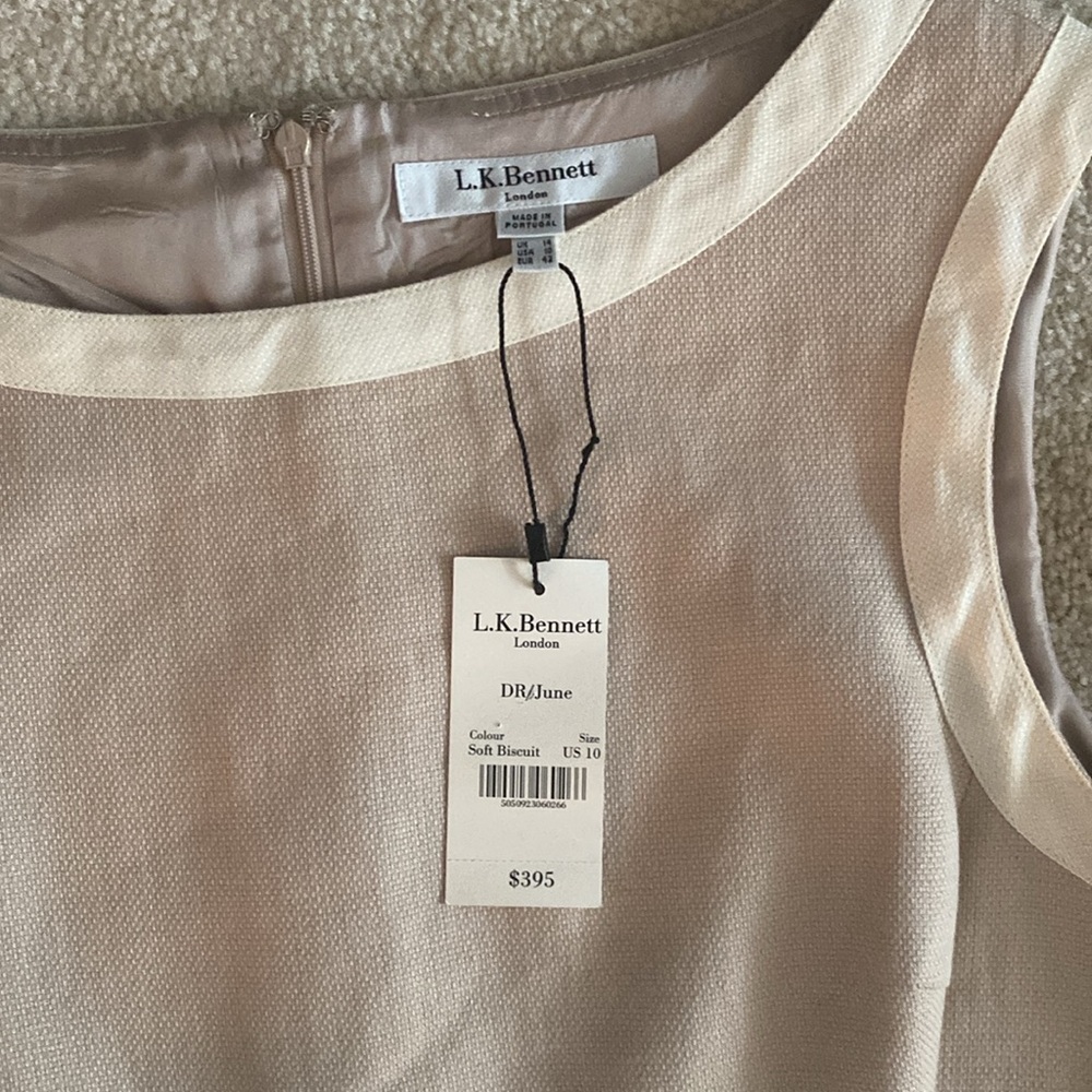 L.K. Bennett NWT linen/cotton dress - Picture 8 of 10